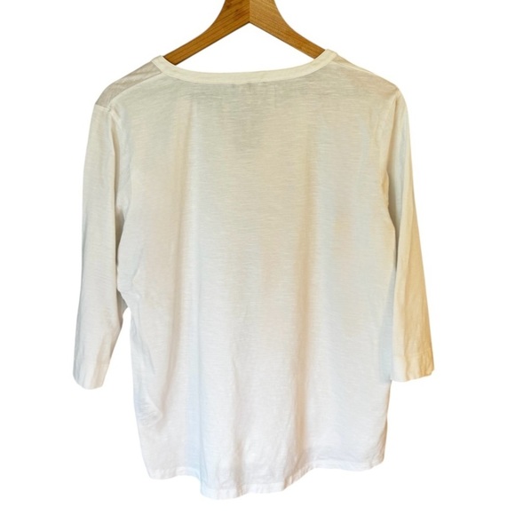 Olsen Germany Crisp White Hannah Fit Women’s 100% Cotton Classic T-Shirt Sz L - Picture 3 of 7